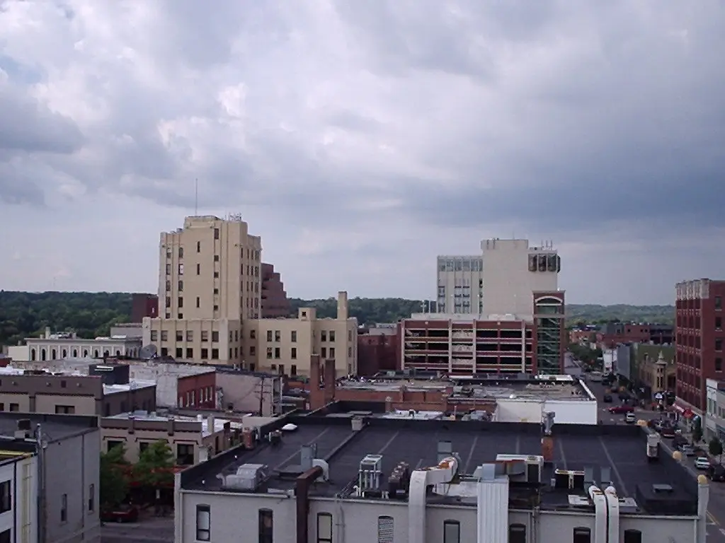 Ann Arbor, MI location and cityscape
