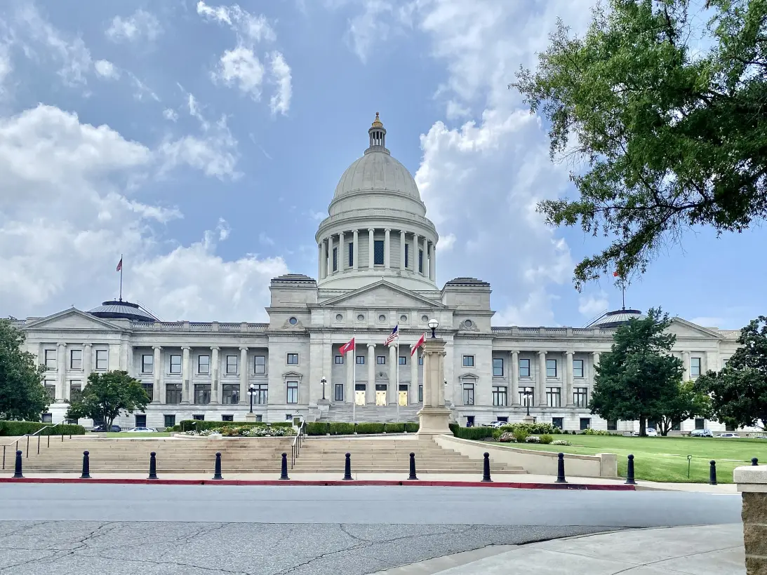 Arkansas location and cityscape