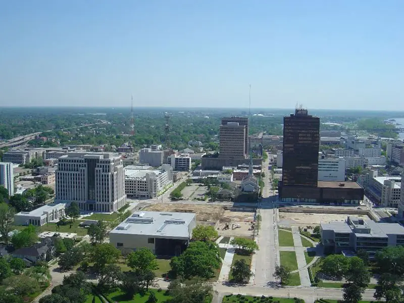 Baton Rouge, LA location and cityscape