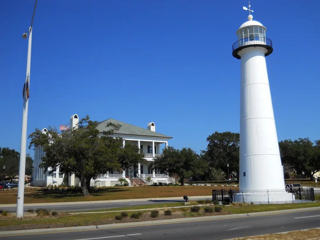 Biloxi, MS location and cityscape