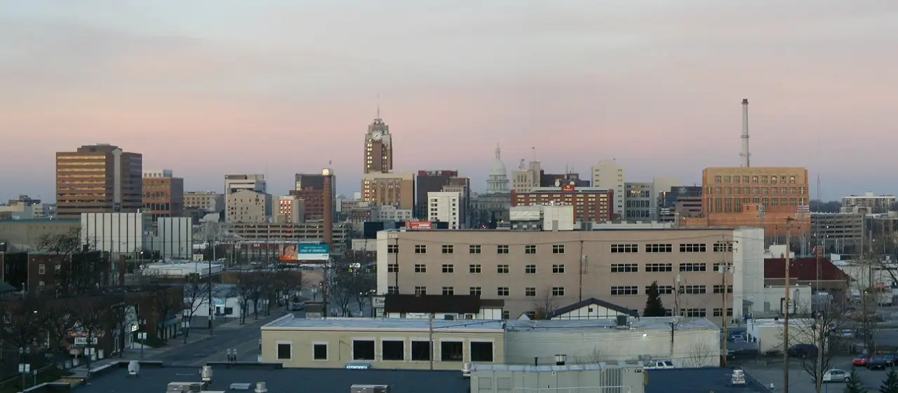 Lansing, MI location and cityscape