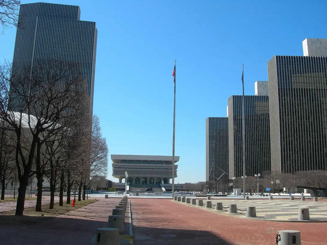 New York location and cityscape