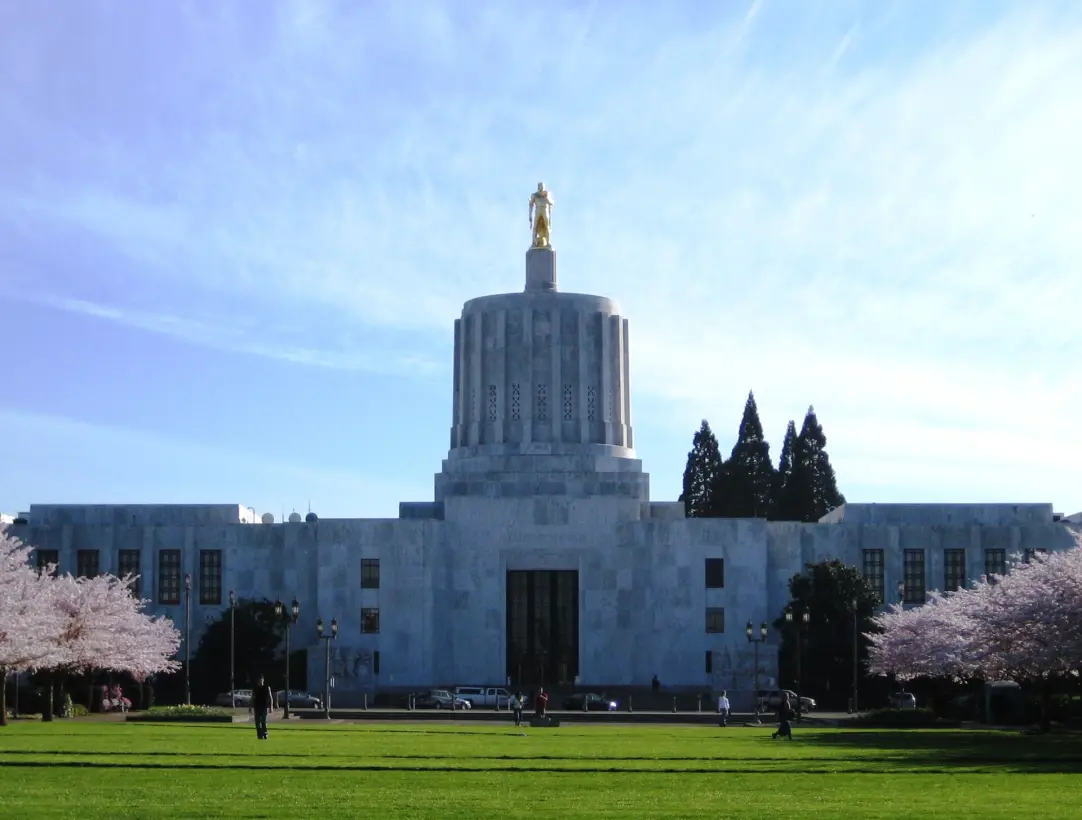Oregon location and cityscape