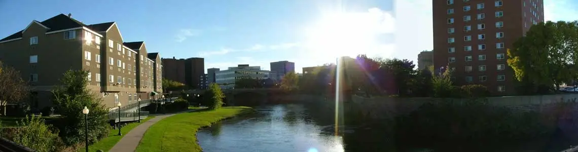 Sioux Falls, SD location and cityscape