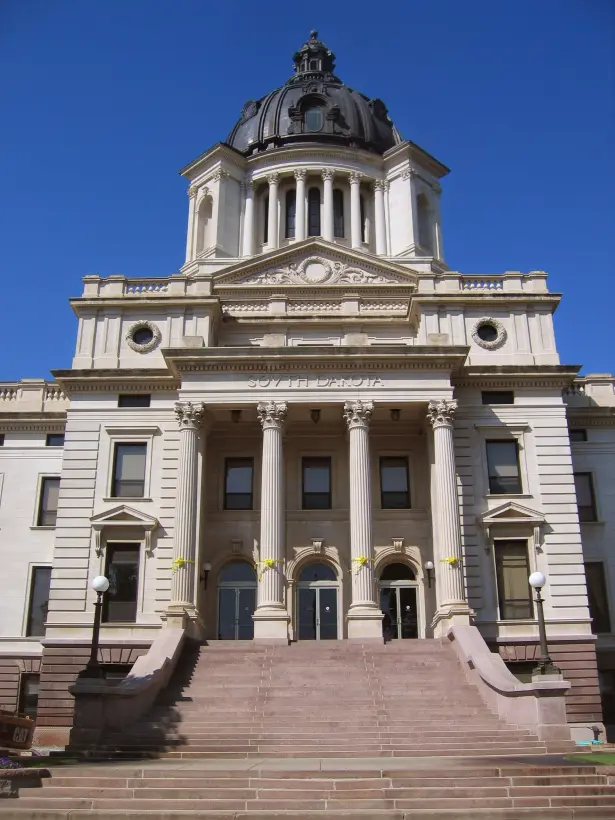 South Dakota location and cityscape