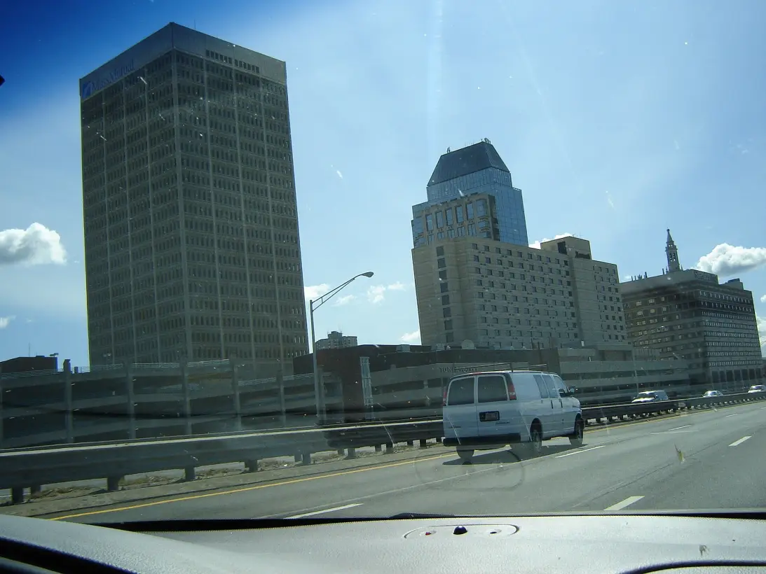 Springfield, MA location and cityscape