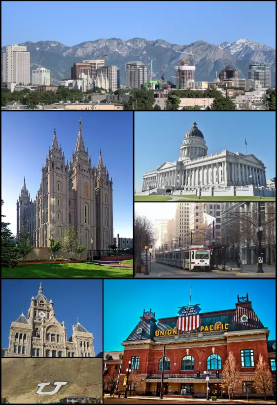 Utah location and cityscape